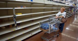 Bare shelves, violence and long lines to get food are now the norm.